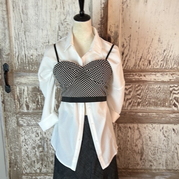 Sans Souci Tops - BUSTIER szL by San Souci: STREETWEAR WHIMSYGOTH, GRUNGE